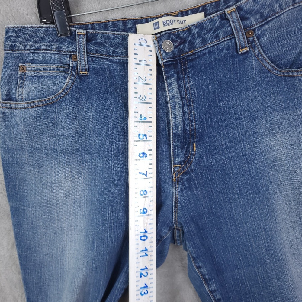Vintage Gap Y2K Womens Premium Bootcut Jeans 14 Light Wash USA - Picture 16 of 16